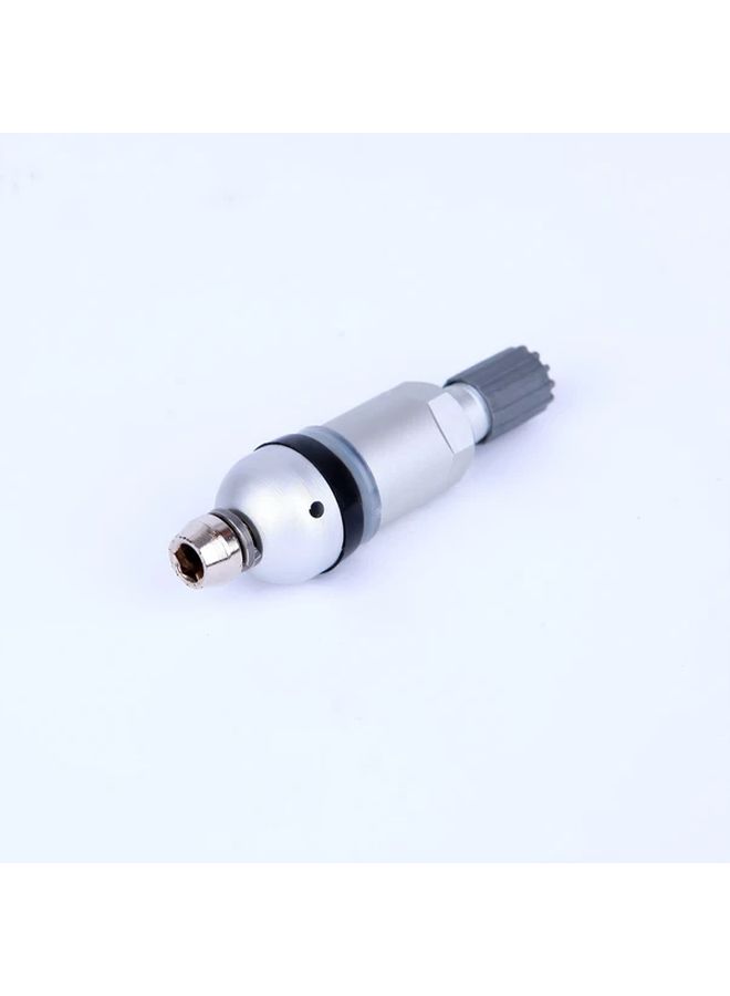4 قطع من قضبان دعم صمام ضغط الإطارات TPMS من المطاط والألومنيوم الأسود وفوهة هواء لاستبدال مستشعر عجلة المركبات موديل TPMS 23 - Image 4