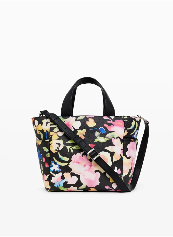 DESIGUAL Floral Shoulder Bag