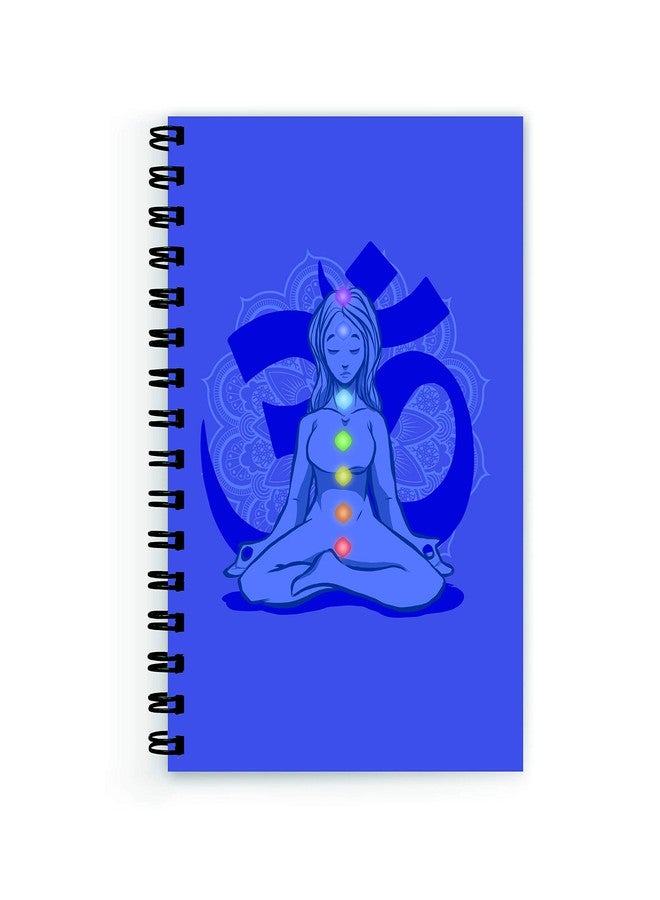 Plan To Gift Notebook a5 Plain om Yoga Blessing Notebook Wire Bound Spiral Printed Pages:160 (Size A5) - Image 1