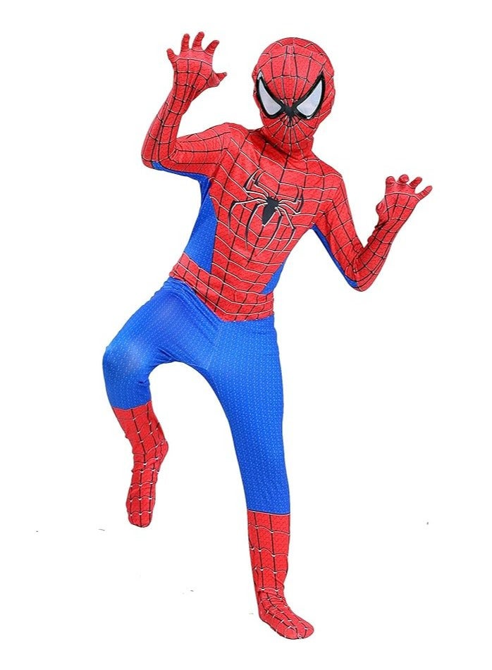AUTOYSUR Spider Man Costume Cosplay Set 3D Style Superhero Cosplay Full Body Bodysuit Spandex Jumpsuit for Kids Spider Man Dress Up - Image 1