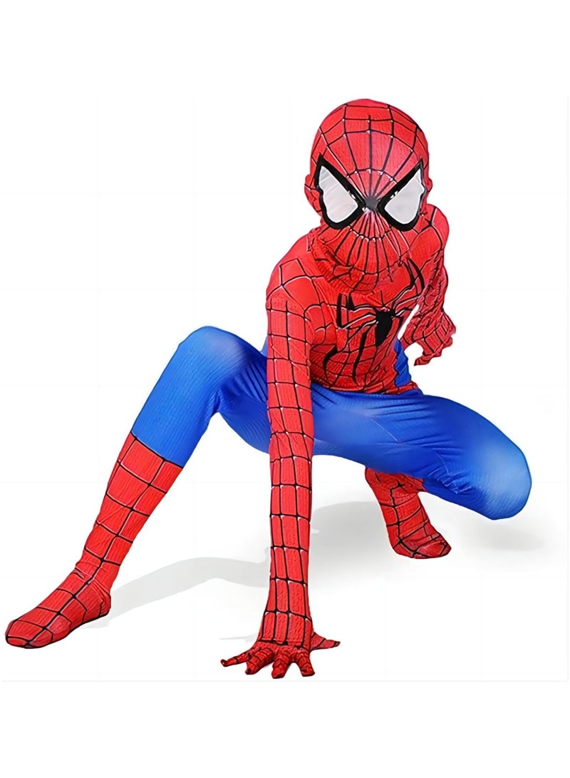 AUTOYSUR Spider Man Costume Cosplay Set 3D Style Superhero Cosplay Full Body Bodysuit Spandex Jumpsuit for Kids Spider Man Dress Up - Image 3