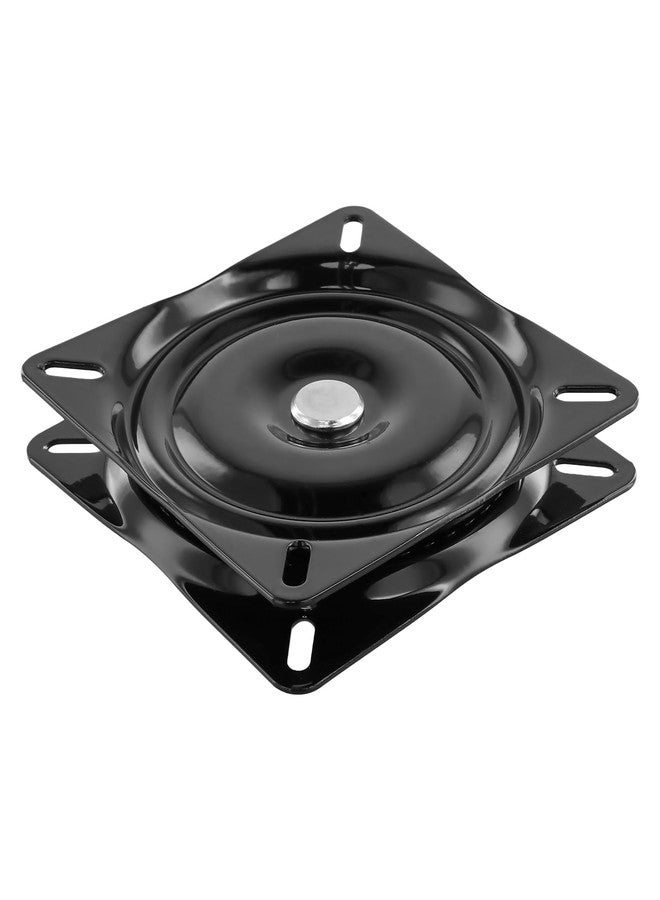 MANCHAP 6 Pack 6 Inch Swivel Plate, Black Bar Stool Seat Replacement, Smooth Swivel Chair Base, Rotating Swivel Plate for Recliner Chair Stool - Image 5