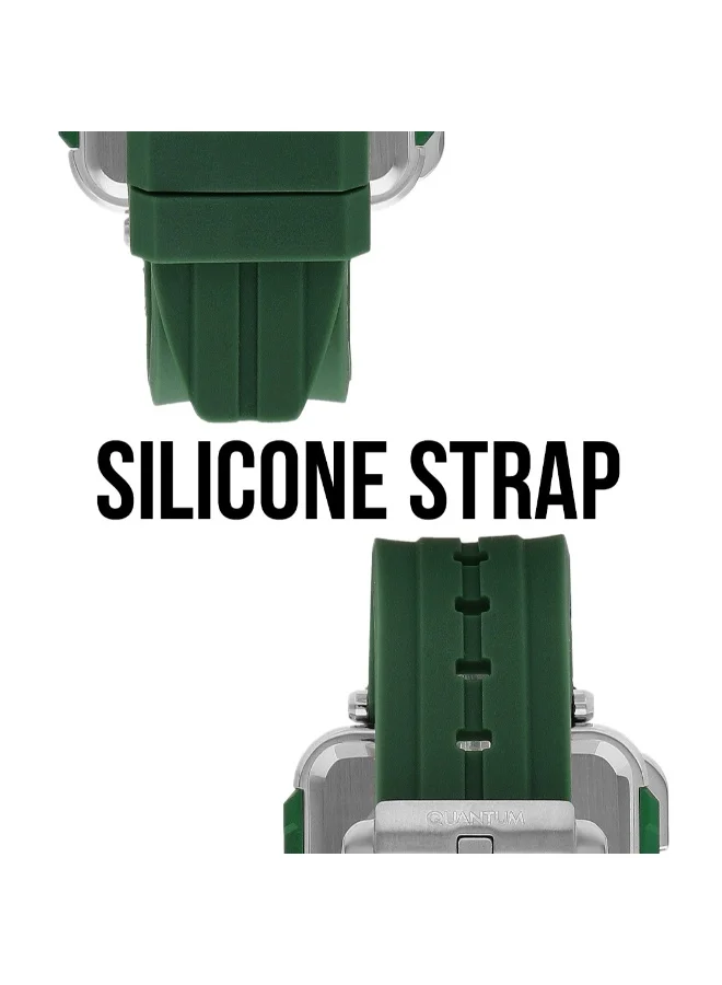 كوانتوم Men's Silicone Multi Function Watch PWG1102.377 - 45 mm