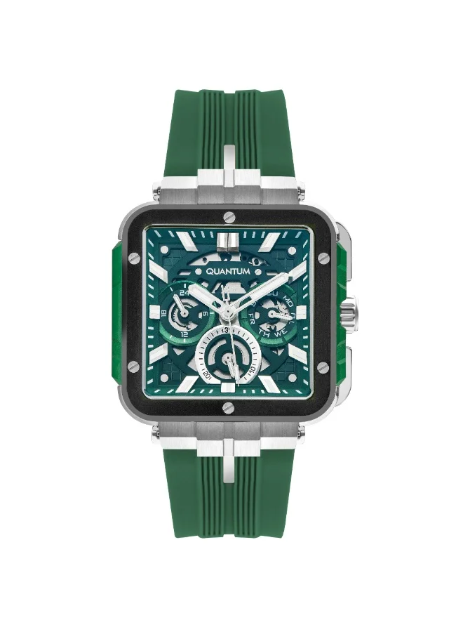 كوانتوم Men's Silicone Multi Function Watch PWG1102.377 - 45 mm