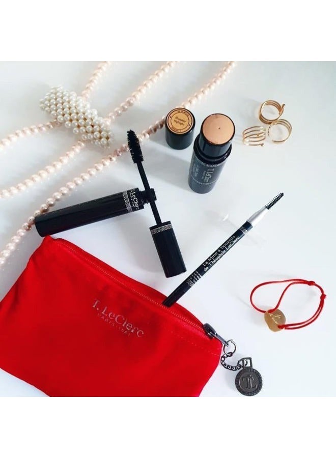 T. LeClerc Eyebrow Pencil with Brush - #03 Brun - 1.18g/0.04oz - Image 3