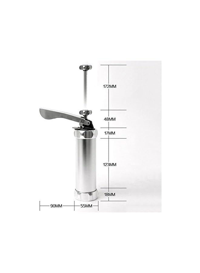 S-TOP Biscuit maker cookie press includes 20 disc shapes four icing nozzles - Image 3