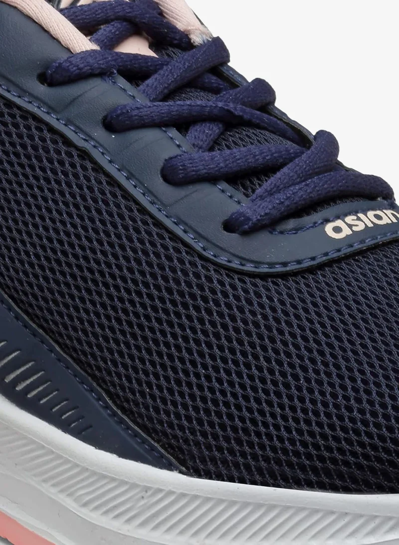 Asian Navy Pink Sneakers for Women and Girls