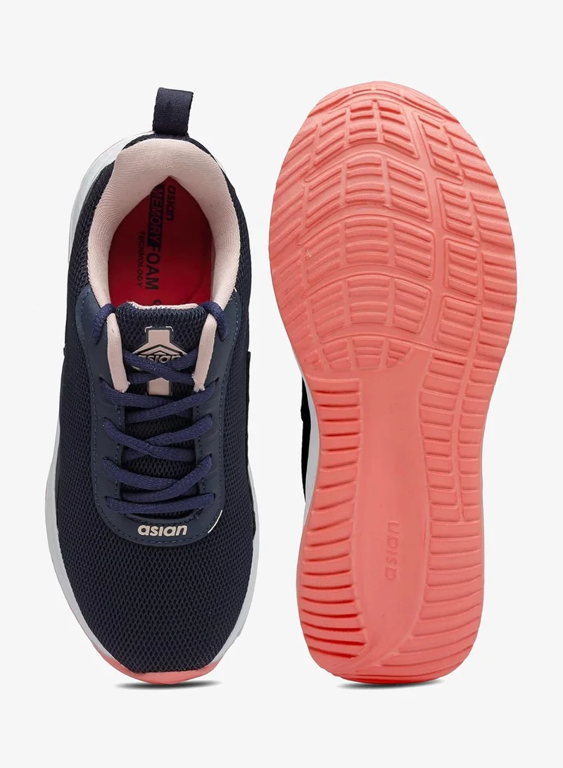 Asian Navy Pink Sneakers for Women and Girls