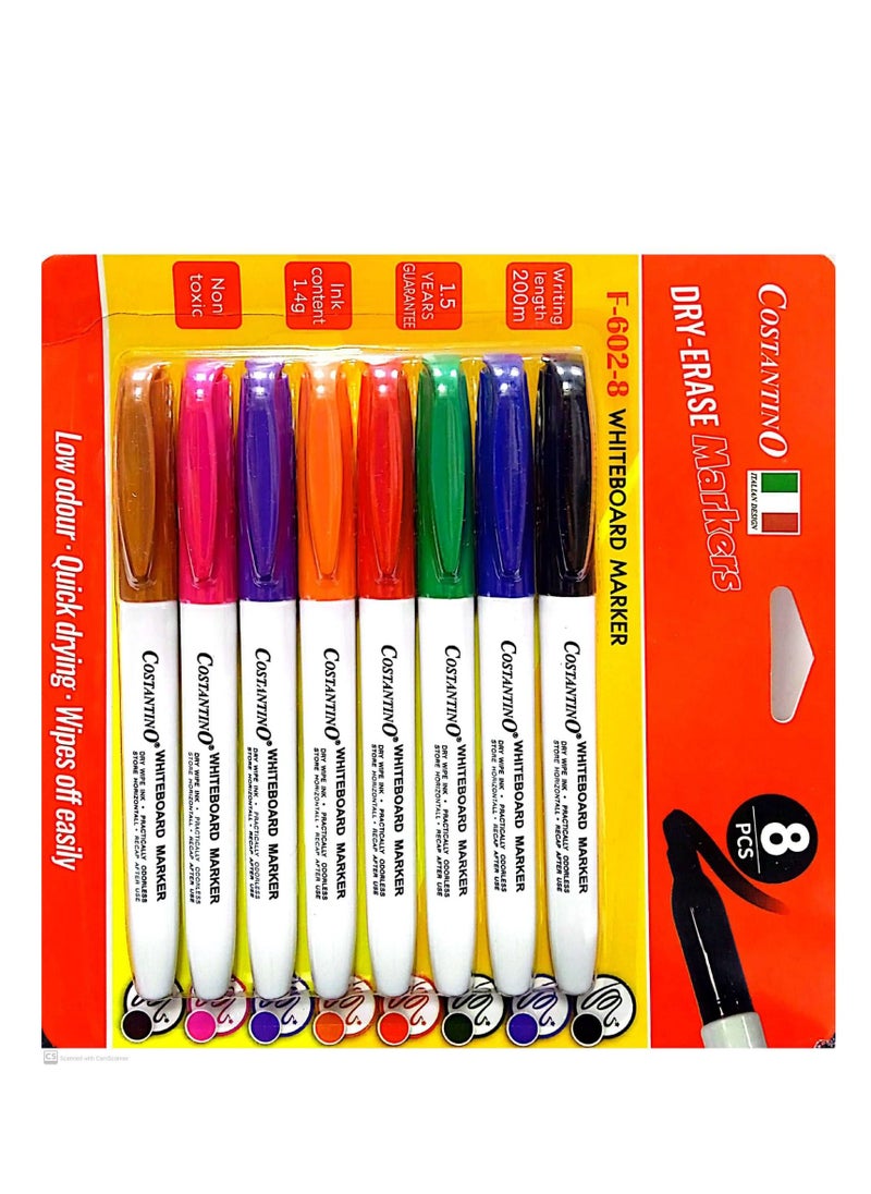 COSTANTINO - 8Pieces Dry Erase Markers - Image 1
