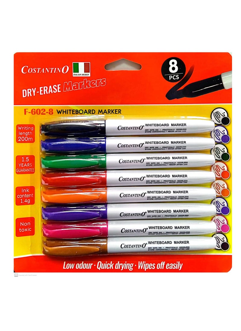 COSTANTINO - 8Pieces Dry Erase Markers - Image 1