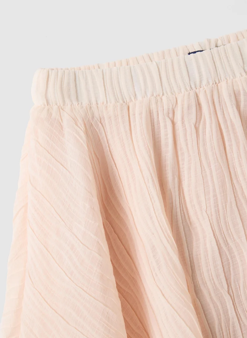 Ovs  Ovs Pink Pleated Skirt For Girls With Elastic Waist for Kids | Best Price UAE