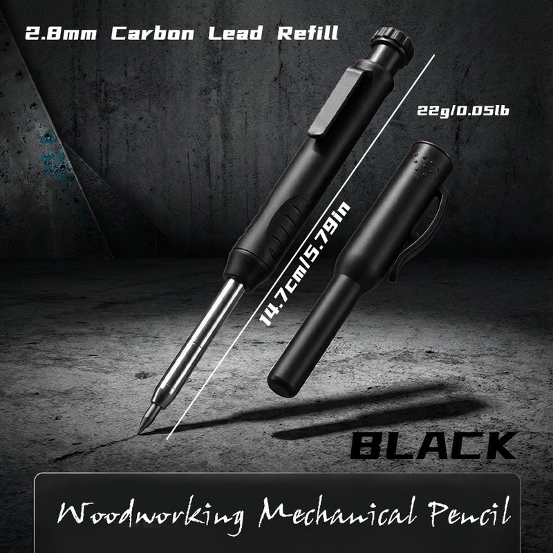 Cross-Border Best-Selling Automatic Pencil with Wood Marker for Engineering and Marking