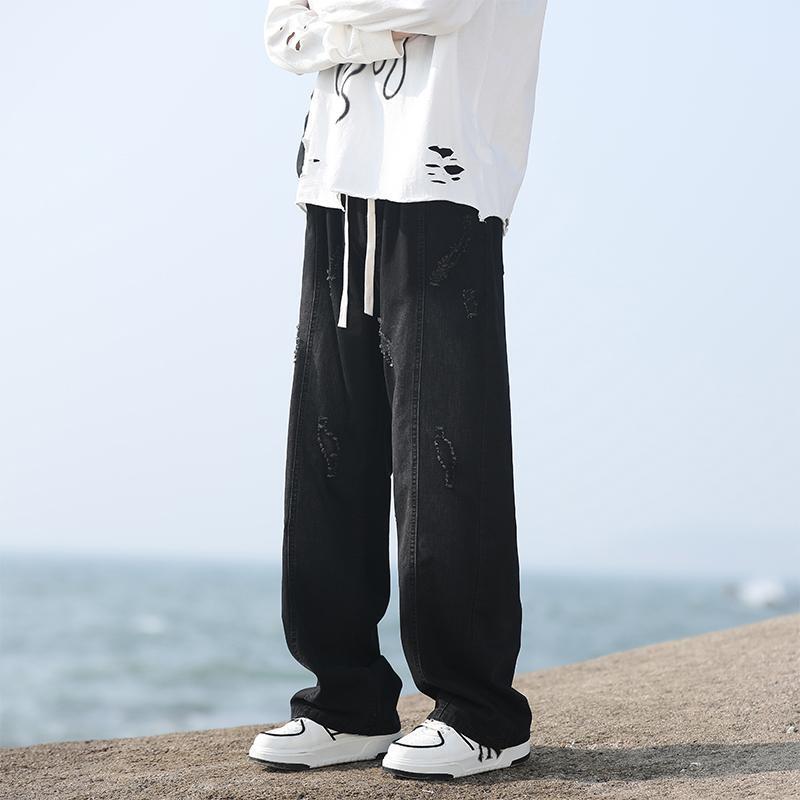 Unisex Casual Daily Denim Jeans - Image 1