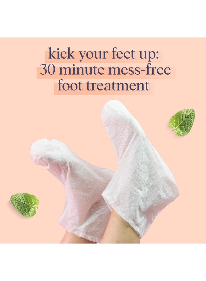 سبا لايف جوارب لتنعيم القدم (8 عبوات) مجموعة تقشير بزيت النعناع وشجرة الشاي من أجل أقدام صحية، إصلاح مكثف، مزيل مسامير القدم، حل للبشرة الجافة، علاج مرطب للقدم - Image 5