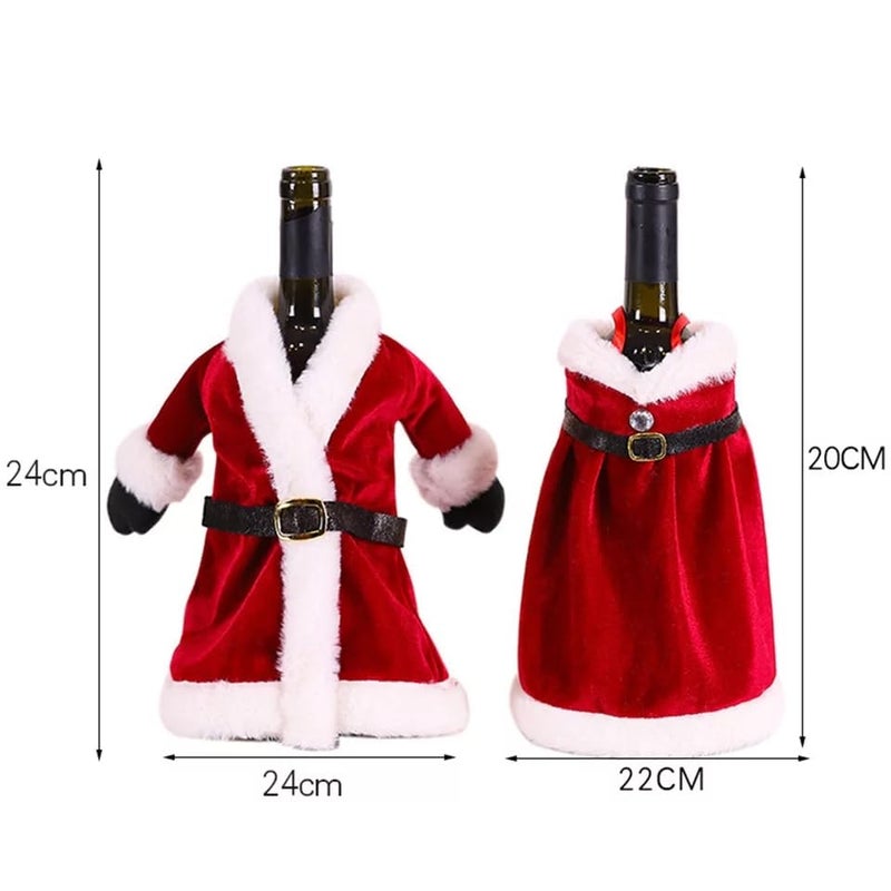 CORAL TREE CORALTREE Christmas Santa Wine Bottle Cover  - Image 2