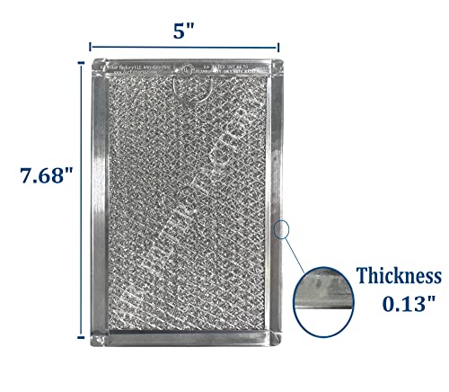 Air Filter Factory Microwave Oven Replacement For LG 5230W1A012B 12-Layer Aluminum Mesh Grease Filters 2-Pack - Image 2