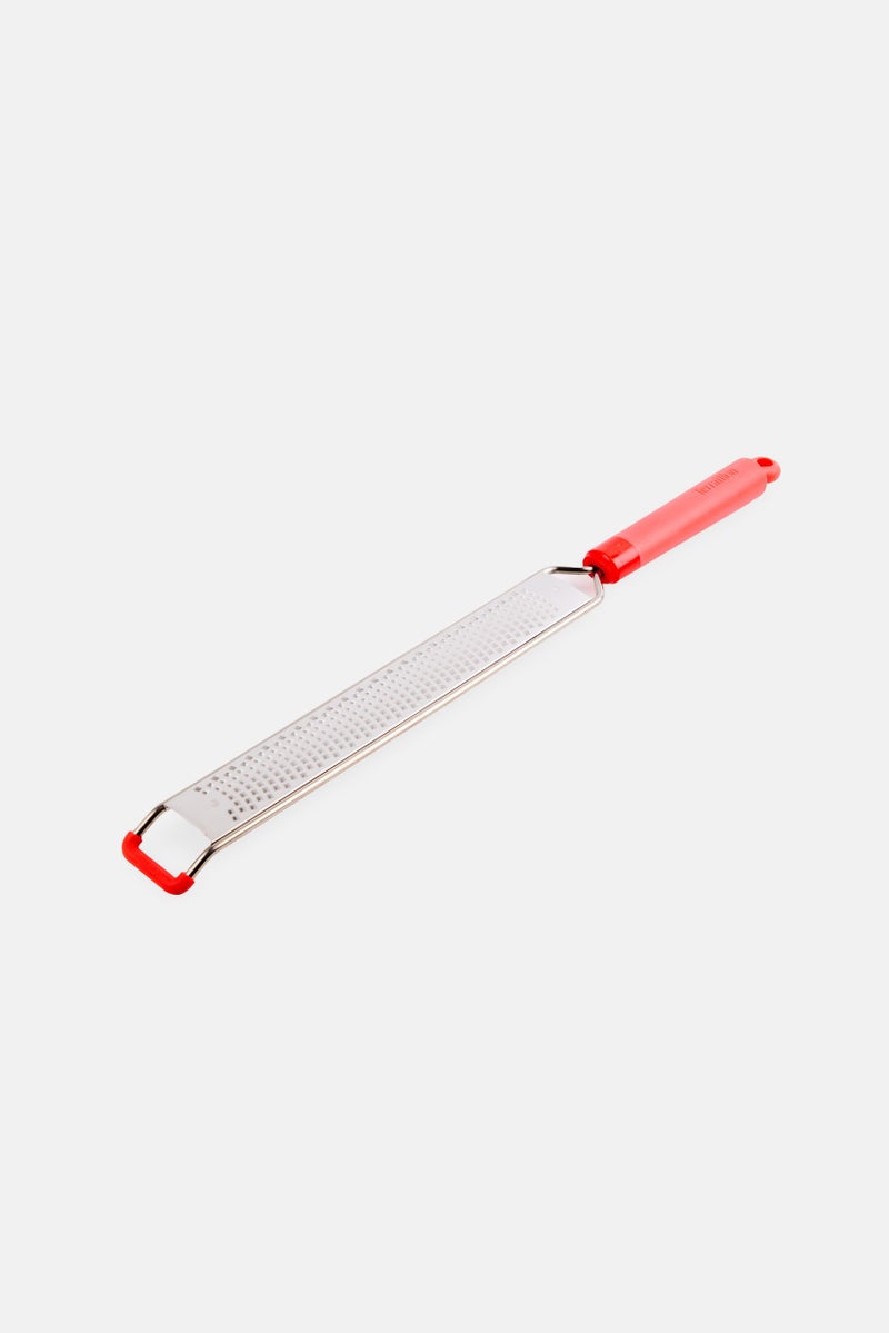 Terraillon Stainless Steel Grater With Silicon Handle, Red - Image 2