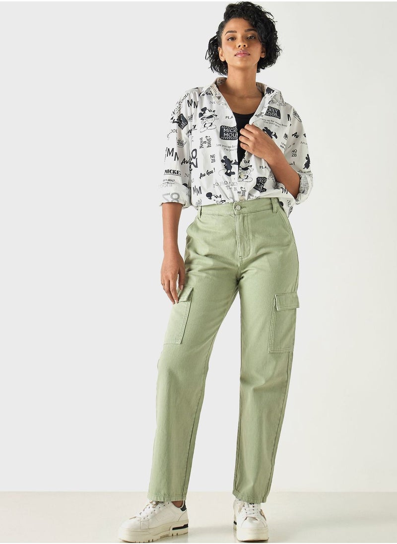 SP Characters - Mickey Mouse Print Shirt - Image 1