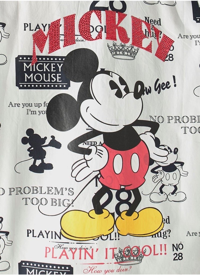 SP Characters - Mickey Mouse Print Shirt - Image 1