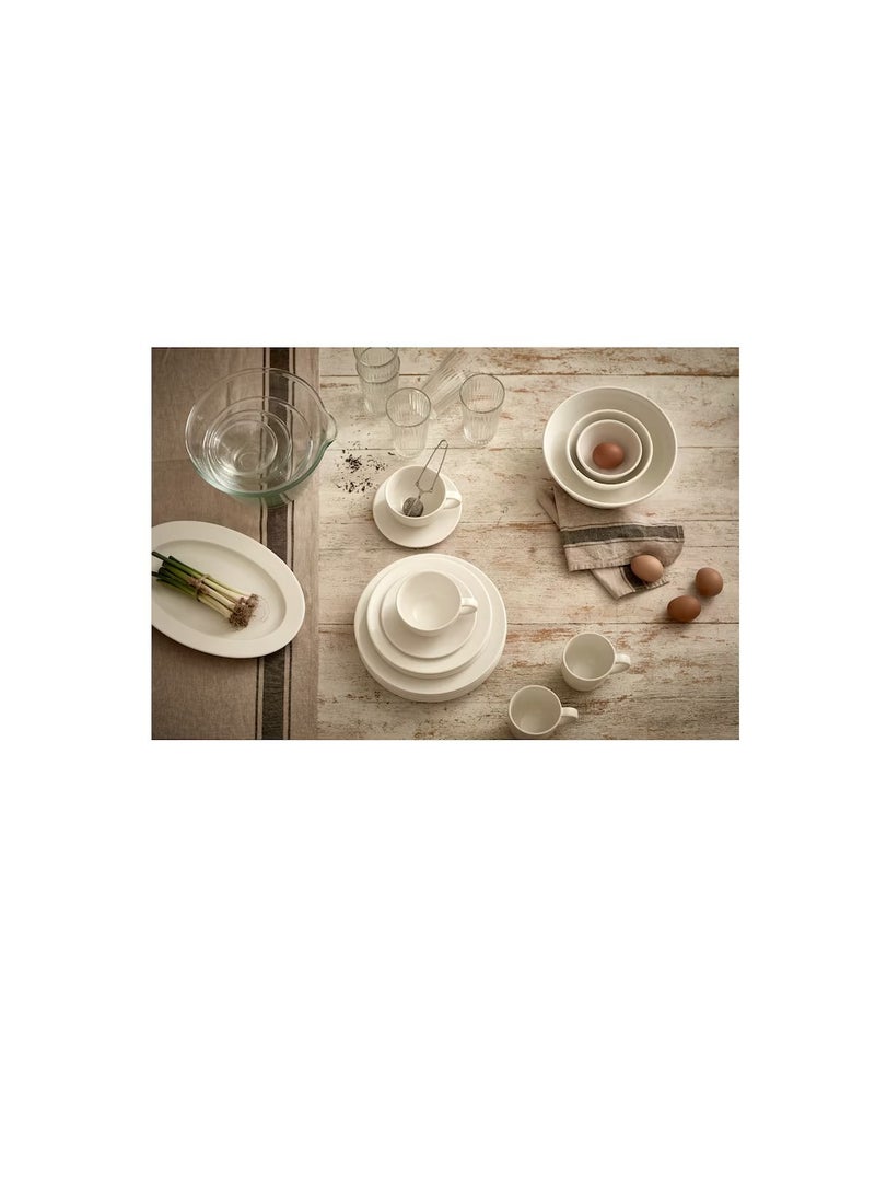 وعاء التقديم زجاج شفاف 20 سم - Image 3