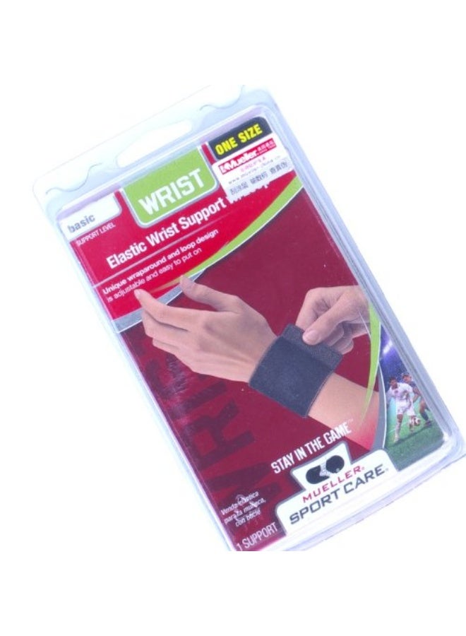Mueller Elastic Wrist Support with Loop Black | Adjustable Compression Wrist Brace for Carpal Tunnel, Wrist Pain Relief & Injury Support | One Size Fits Most (15–30 cm) - Image 5