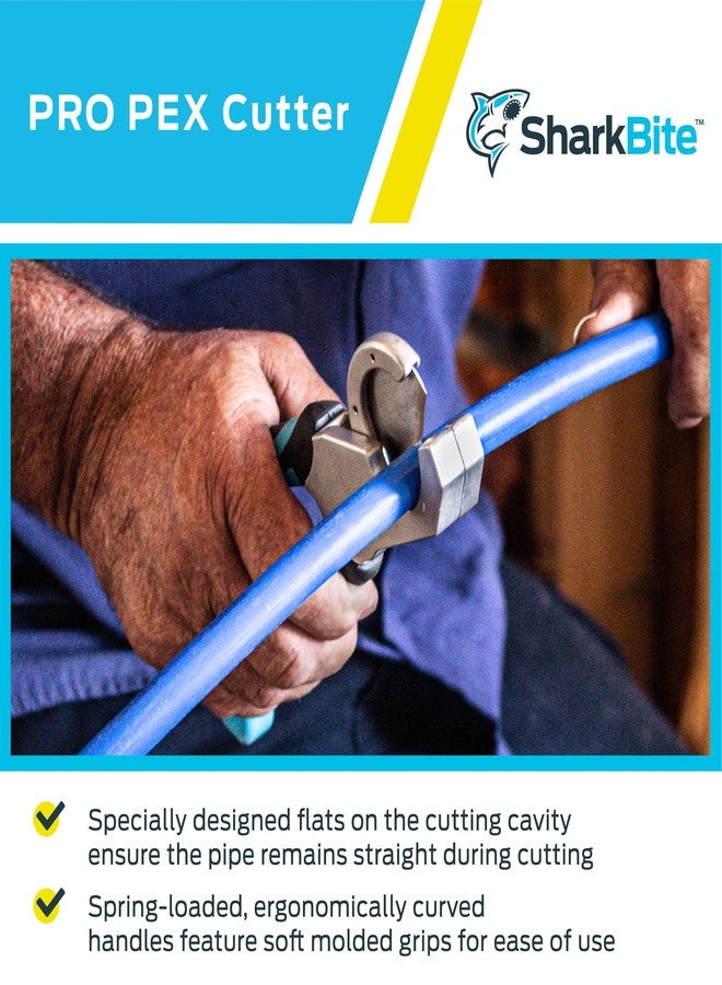 SharkBite Pro-Grade PEX Cutter, Cuts 1/4 Inch to 1 Inch CTS, 25880 - Image 4