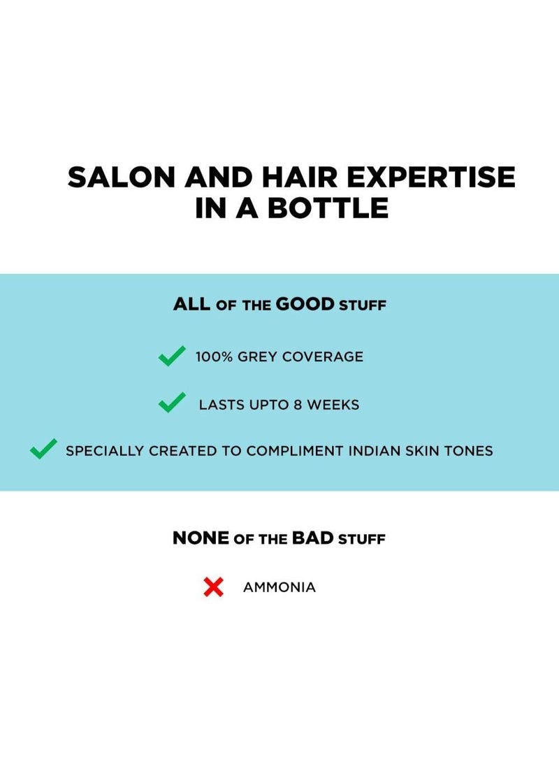 BBLUNT Salon Secret High Shine Crème Hair Colour, Chocolate Dark Brown 3 | With Shine Tonic | No Ammonia | 100% Grey Coverage | Lasts Up to 8 Weeks | Enriched with Silk Proteins & Pro-Vitamin B5 - Image 3