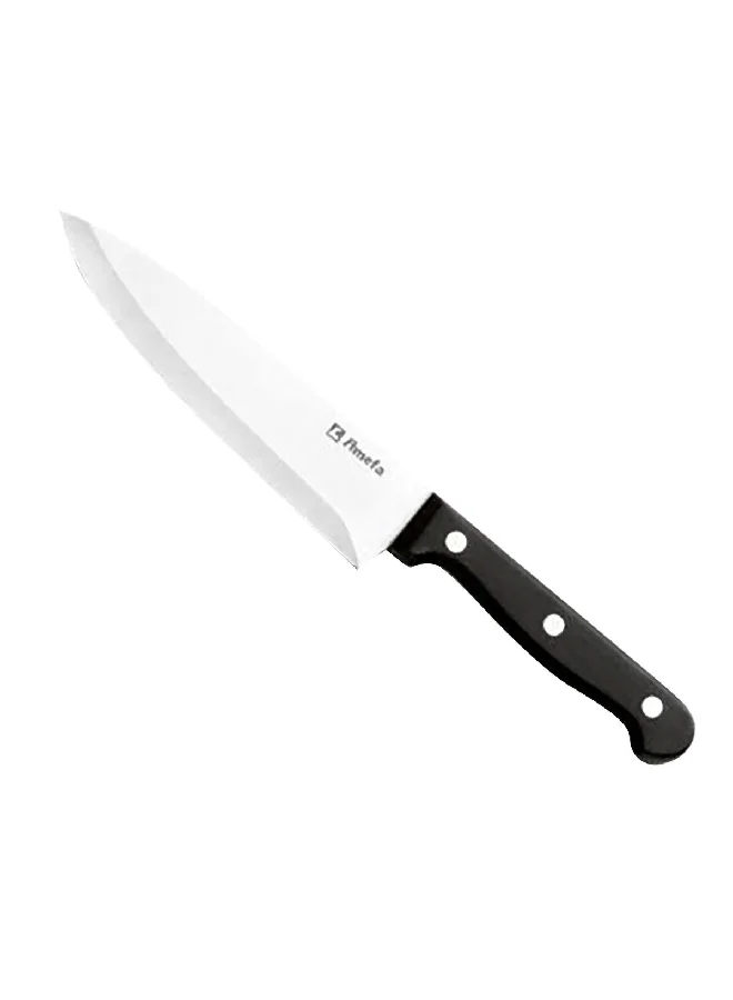 Amefa Stratus Santoku Knife in Pouch Silver and Black 7 Inch R26600PCX1161