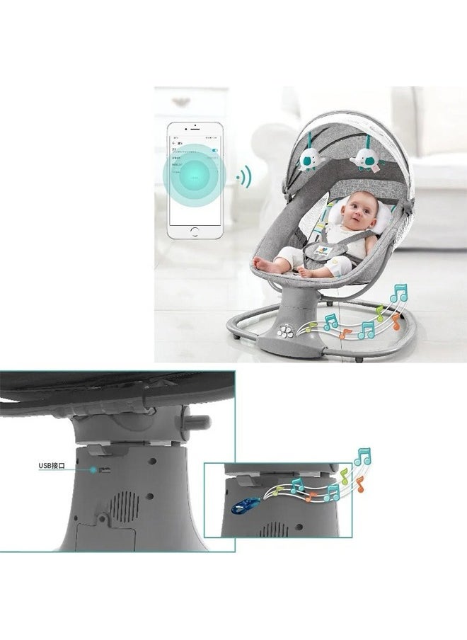 Cady One - 3 in 1 baby rocking chair with remote control and adjustable backrest - Image 1