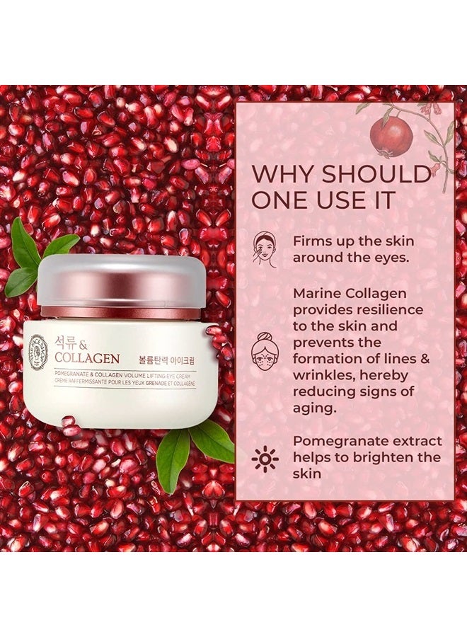 THEFACESHOP كريم العين برمان وكولاجين من ذا فيس شوب | كريم عين خفيف للغاية لرفع وشد وإشراق بشرة العين | تقليل الهالات السوداء | ترطيب عميق لمنطقة تحت العين، 1.69 أونصة سائلة - Image 4