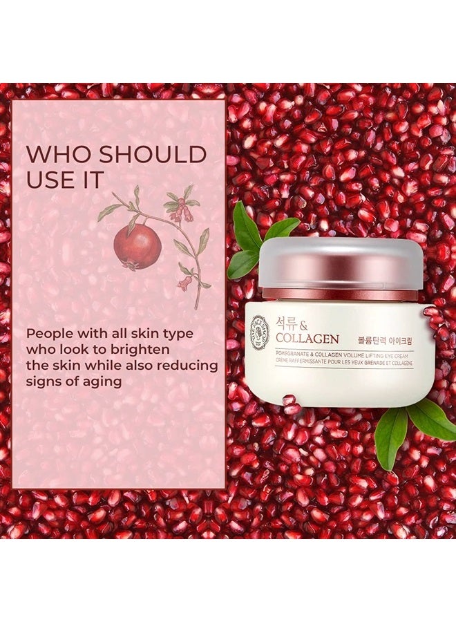 THEFACESHOP كريم العين برمان وكولاجين من ذا فيس شوب | كريم عين خفيف للغاية لرفع وشد وإشراق بشرة العين | تقليل الهالات السوداء | ترطيب عميق لمنطقة تحت العين، 1.69 أونصة سائلة - Image 5