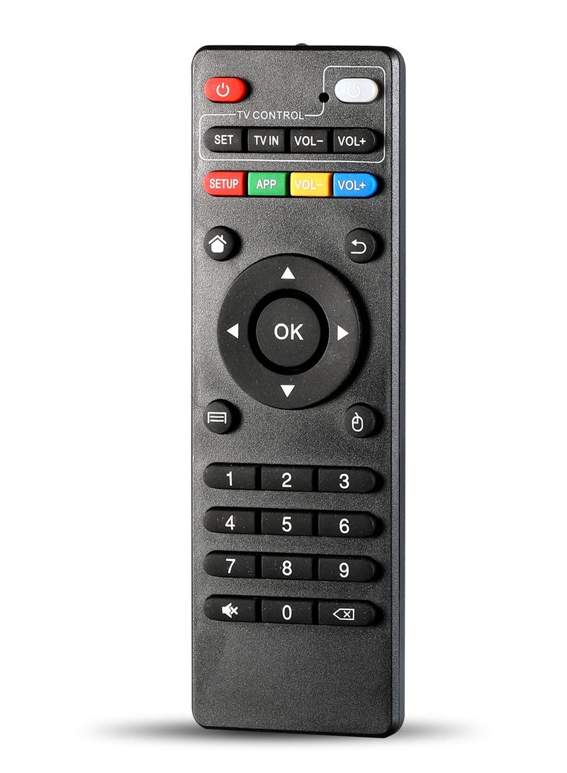 Replacement IR Remote Control For Android TV Box H96 MAX/V88/MXQ/TX6/T95X/T95Z Plus/TX3 X96 Mini Black - Image 1