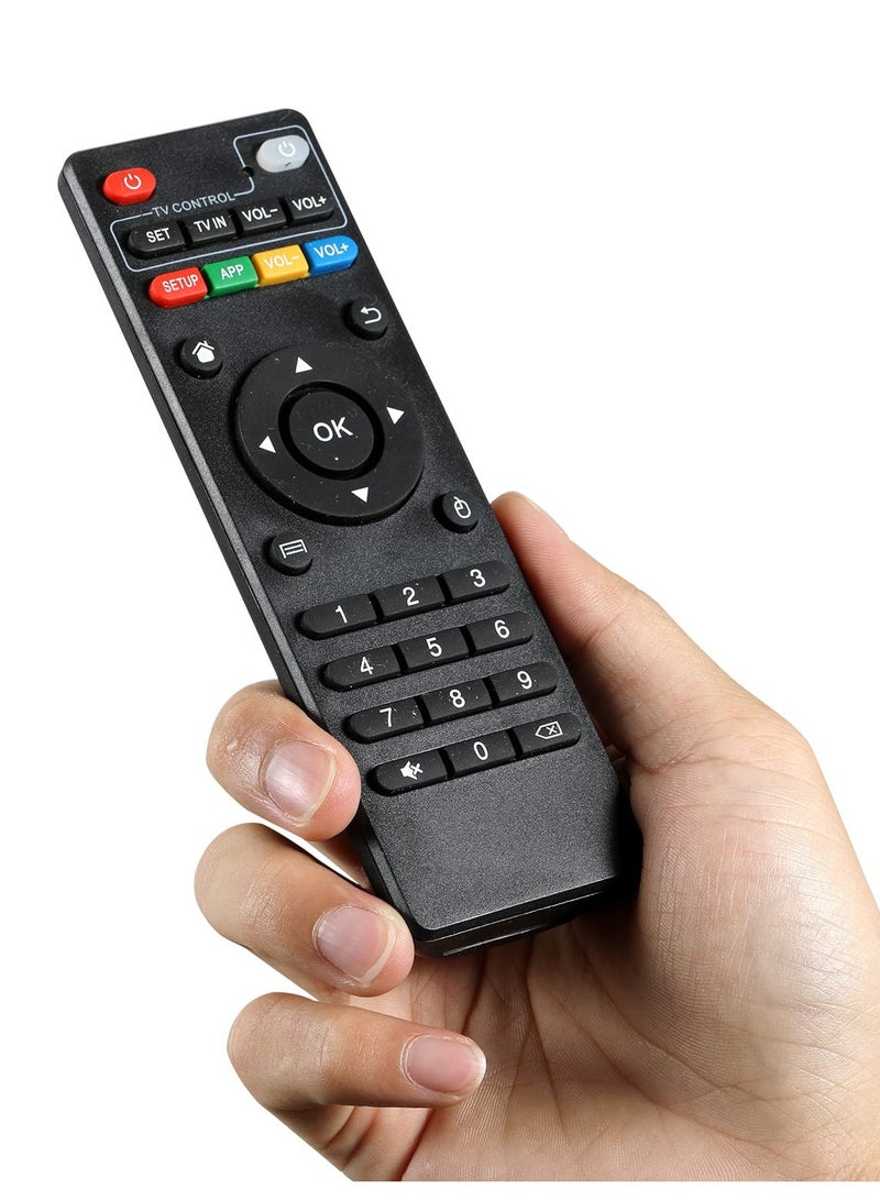Replacement IR Remote Control For Android TV Box H96 MAX/V88/MXQ/TX6/T95X/T95Z Plus/TX3 X96 Mini Black - Image 4