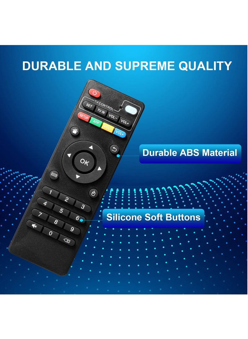 Replacement IR Remote Control For Android TV Box H96 MAX/V88/MXQ/TX6/T95X/T95Z Plus/TX3 X96 Mini Black - Image 5