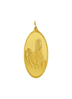 sam 10 Grm Fine Gold 999.9 Purity 24KT Oval Pendant - RAK Gold 10 Gram  - Image 2