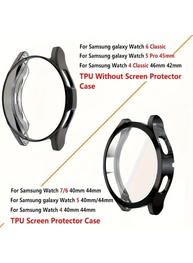 Transparent Silvery Case for Samsung Galaxy Watch 4 40mm Protective Cover - Image 4