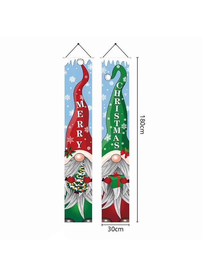 NIBEMINENT Christmas Decoration Couplets - Perfect Holiday Door Banner