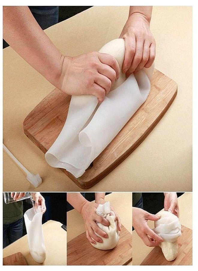 كيس عجين سيليكون سميك صالح للطعام، كيس عجين سيليكون كبير، كيس عجين طازج، كيس أدوات الخبز في المطبخ (النمط 1) - Image 5