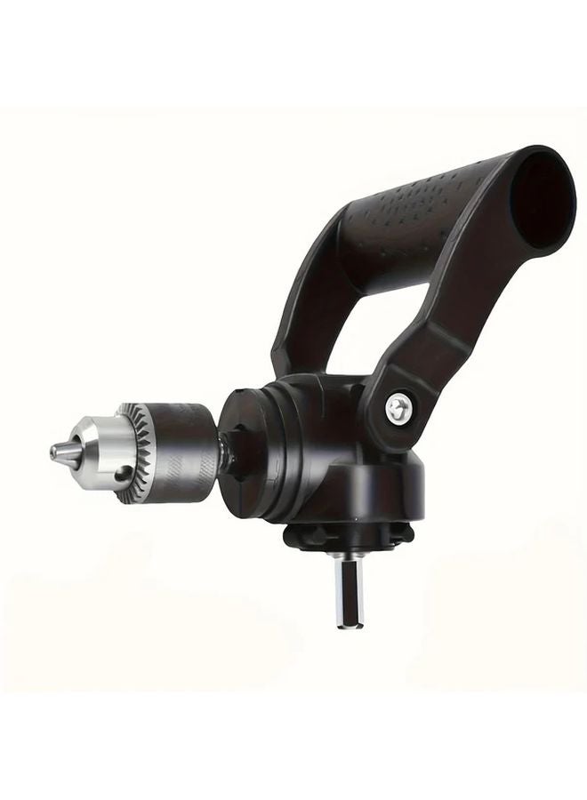 Black Right Angle Drill Adapter Set For Narrow Spaces Metal Construction - Image 1