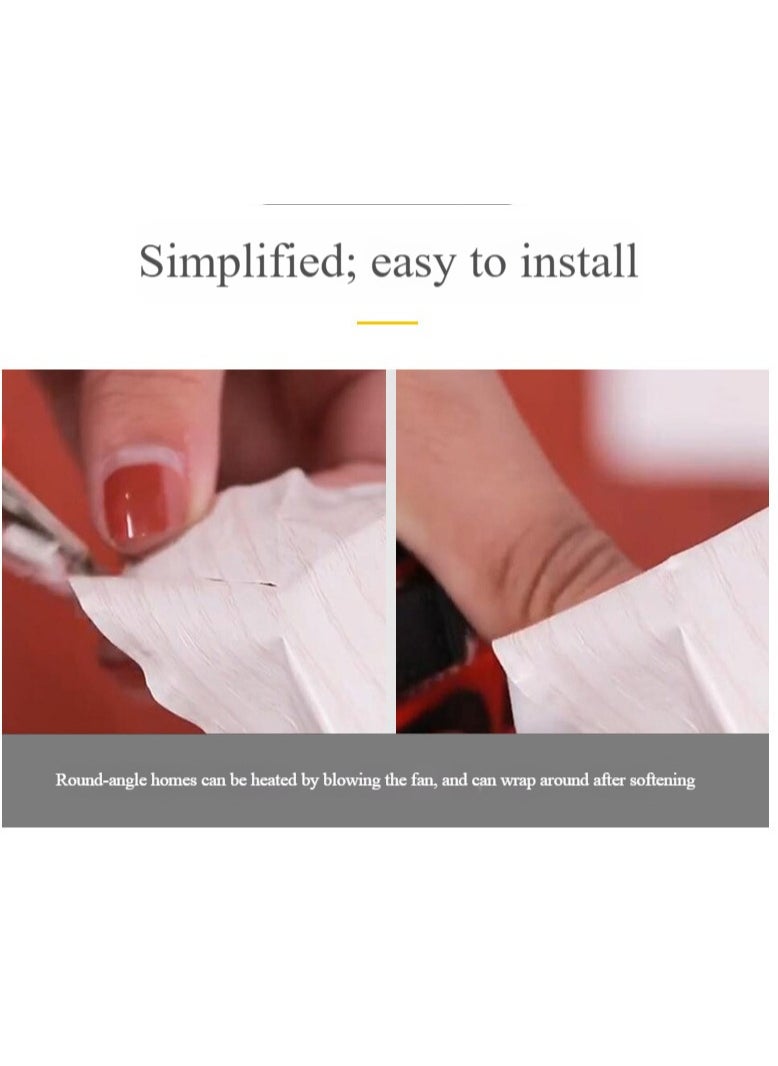 Anna 20cm x 10m Waterproof, Moisture-Proof, Oil-Proof Wood Grain Self-Adhesive Wallpaper for Home Renovation  - Image 4