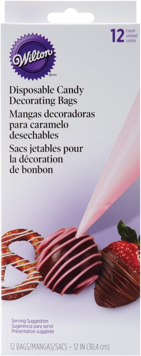 Wilton Disposable Candy Piping Bags 12Count - Image 1