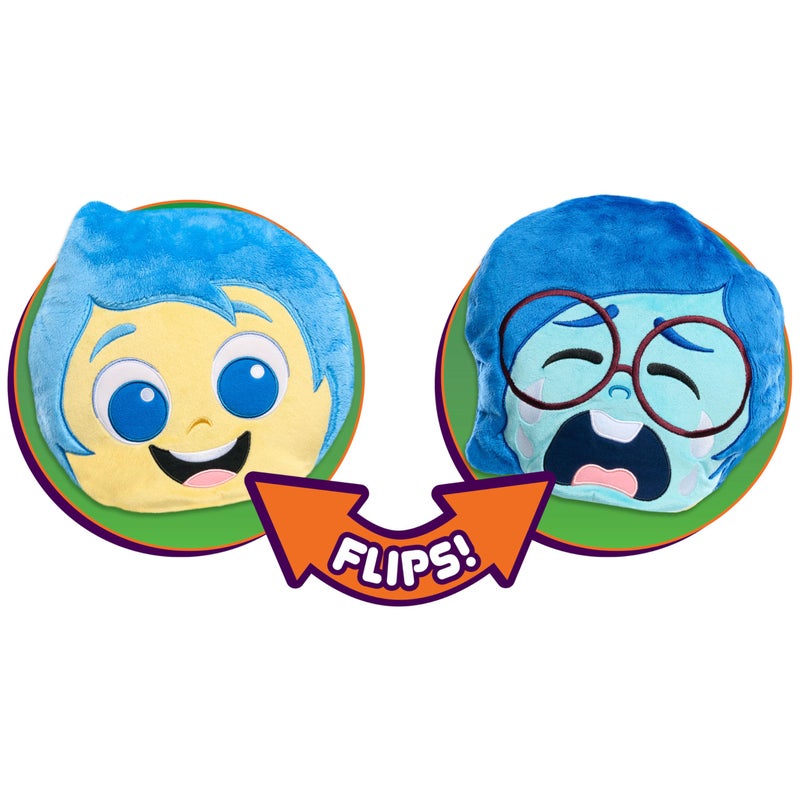 Just Play Inside Out 2 Flip-A-Mood Reversible Plush Joy/Sad, Kids Toys for Ages 3 Up by Just Play - Image 5