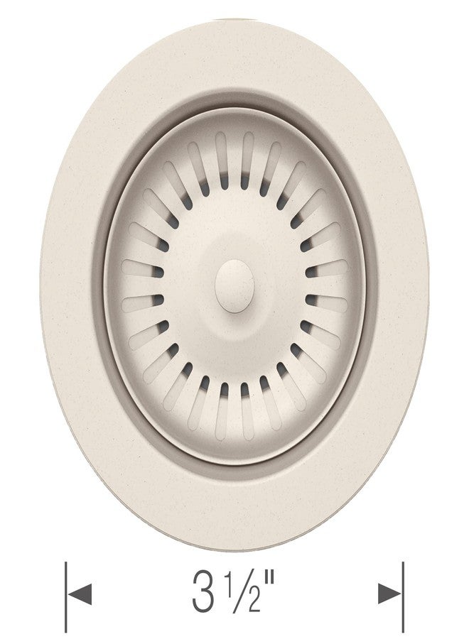 BLANCO 203443 Disposal Flange, 3.5", Soft White - Image 2