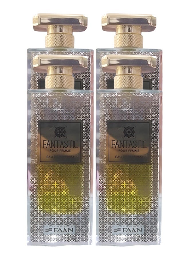 فاان 4 قطع عطر فانتاستيك للنساء 100 مل - Image 1