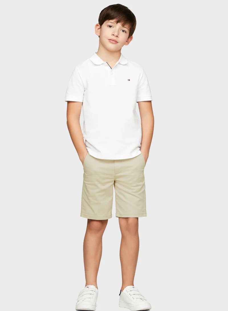 TOMMY HILFIGER Kids Essential Chino Shorts