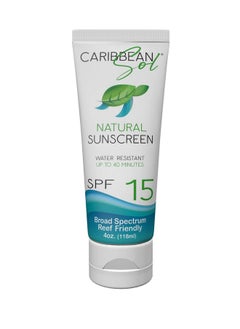 Caribbean Sol Sol Guard Natural Sunscreen With Nonnano Zinc Oxide Biodegradable Broad Spectrum Travel Size Reef Safe Sunscreen Moisturizer Sun Cream Spf 15 4Oz.