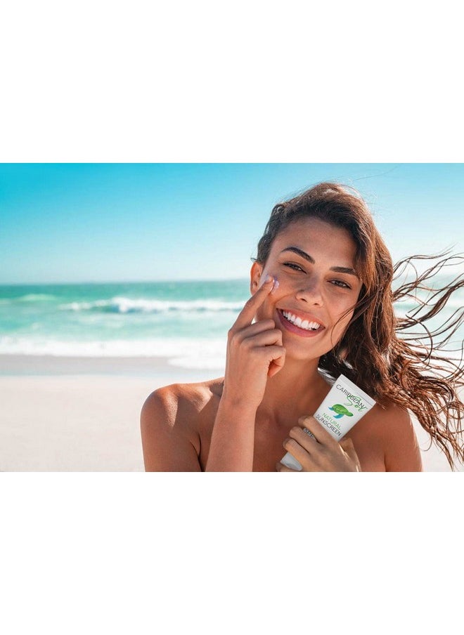 Caribbean Sol Natural Sun & Skin Care - Caribbean Sol Sol Guard Natural Sunscreen With Nonnano Zinc Oxide Biodegradable Broad Spectrum Travel Size Reef Safe Sunscreen Moisturizer Sun Cream Spf 15 4Oz. - Image 1
