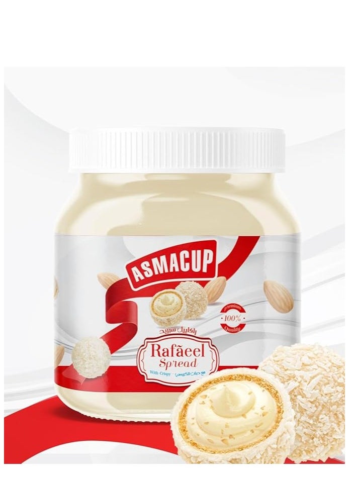 ASMACUP Raffaello Chocolate Spread Irresistible Luxurious Raffaello Goodness 350 gm  - Image 2