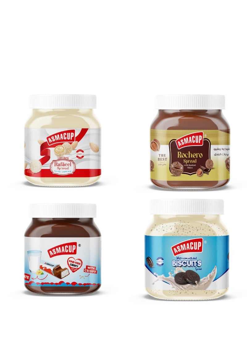 ASMACUP Raffaello Chocolate Spread Irresistible Luxurious Raffaello Goodness 350 gm  - Image 4