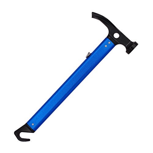 Hikemax Lightweight Outdoor Camping Hammer Aluminum Tent Hammer with Tent Stake Remover, 13-Ounce - Image 2